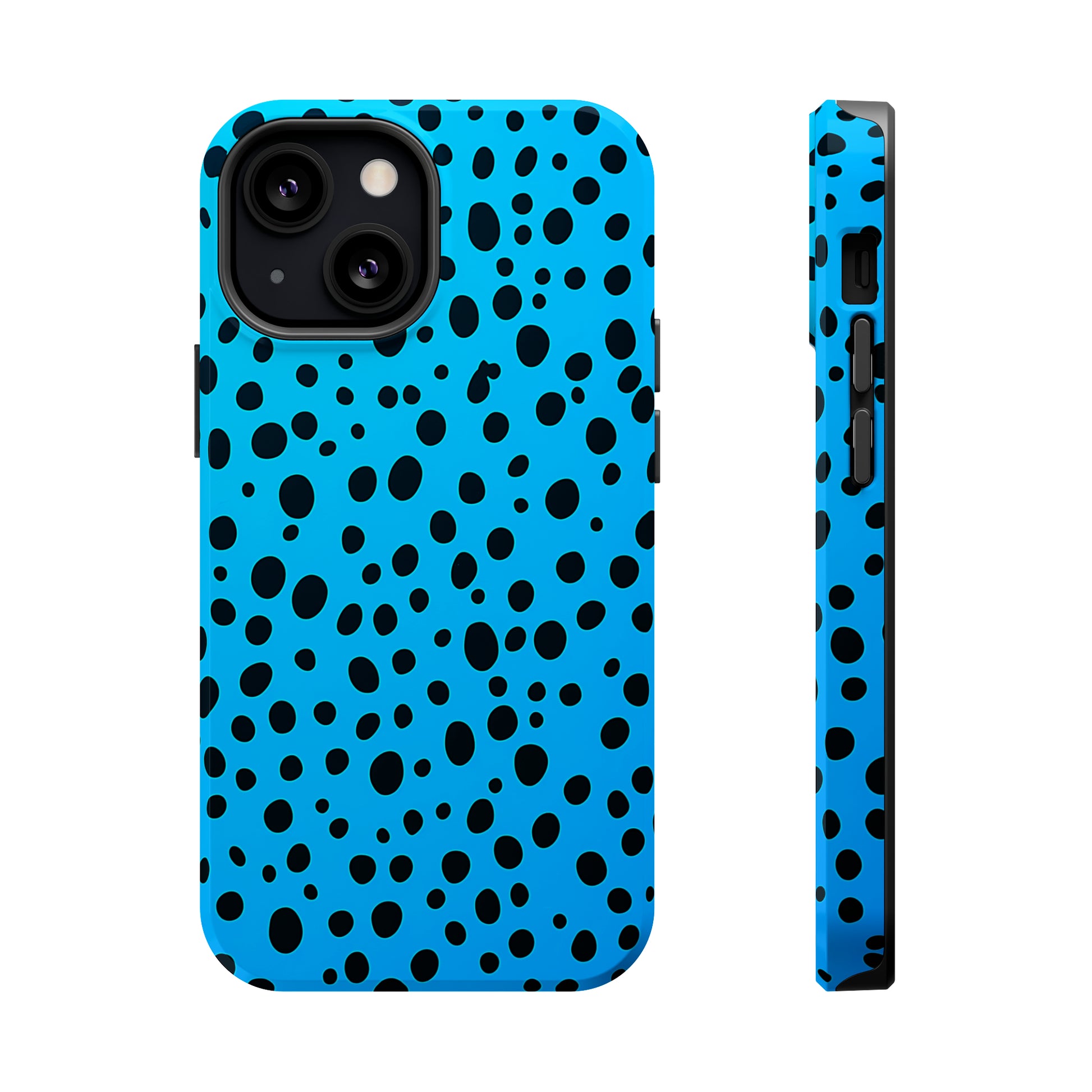 Dotted Delight - Sky Blue (iPhone MagSafe Case)Elevate your iPhone's style with a Sky Blue surface with scattered dark dots and a MagSafe Case, offering robust protection, MagSafe compatibility, and a choice of mRimaGallery