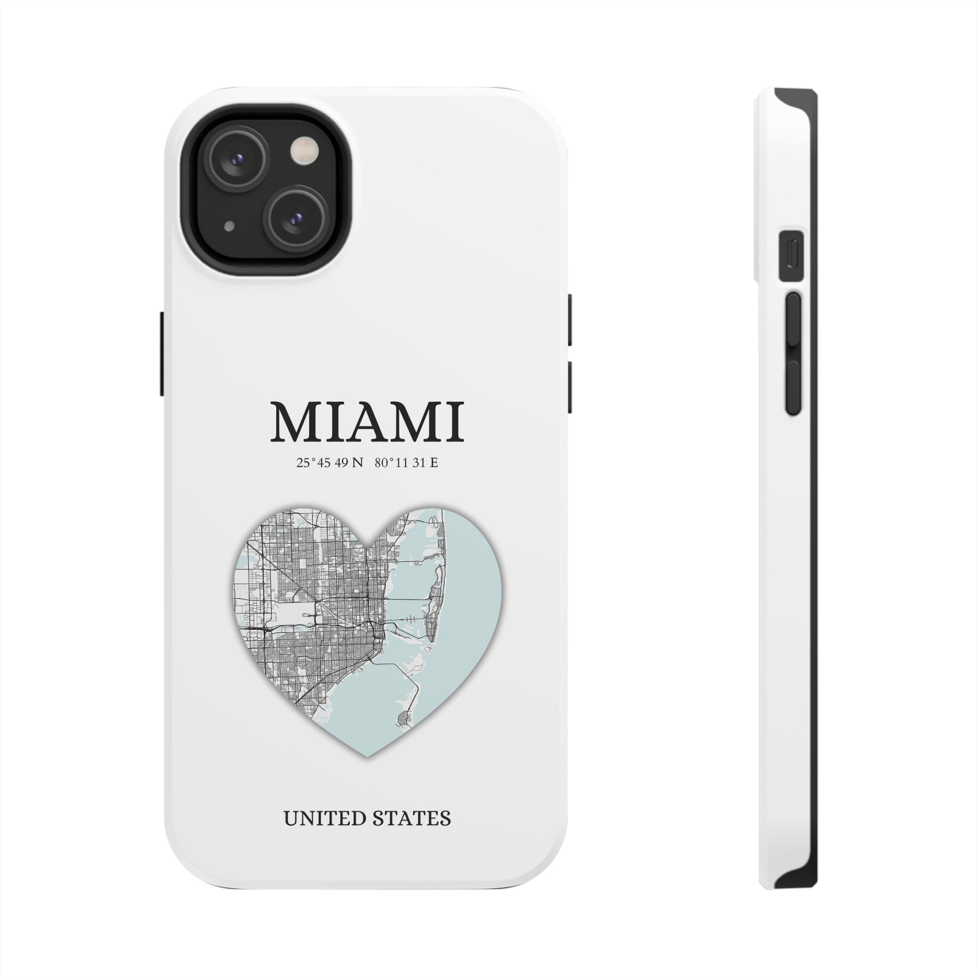 Miami Heartbeat - White (iPhone Case 11-15)Elevate your iPhone's style with Rima's Miami Heartbeat case. Sleek, durable protection for models 11-15. Free US shipping.RimaGallery