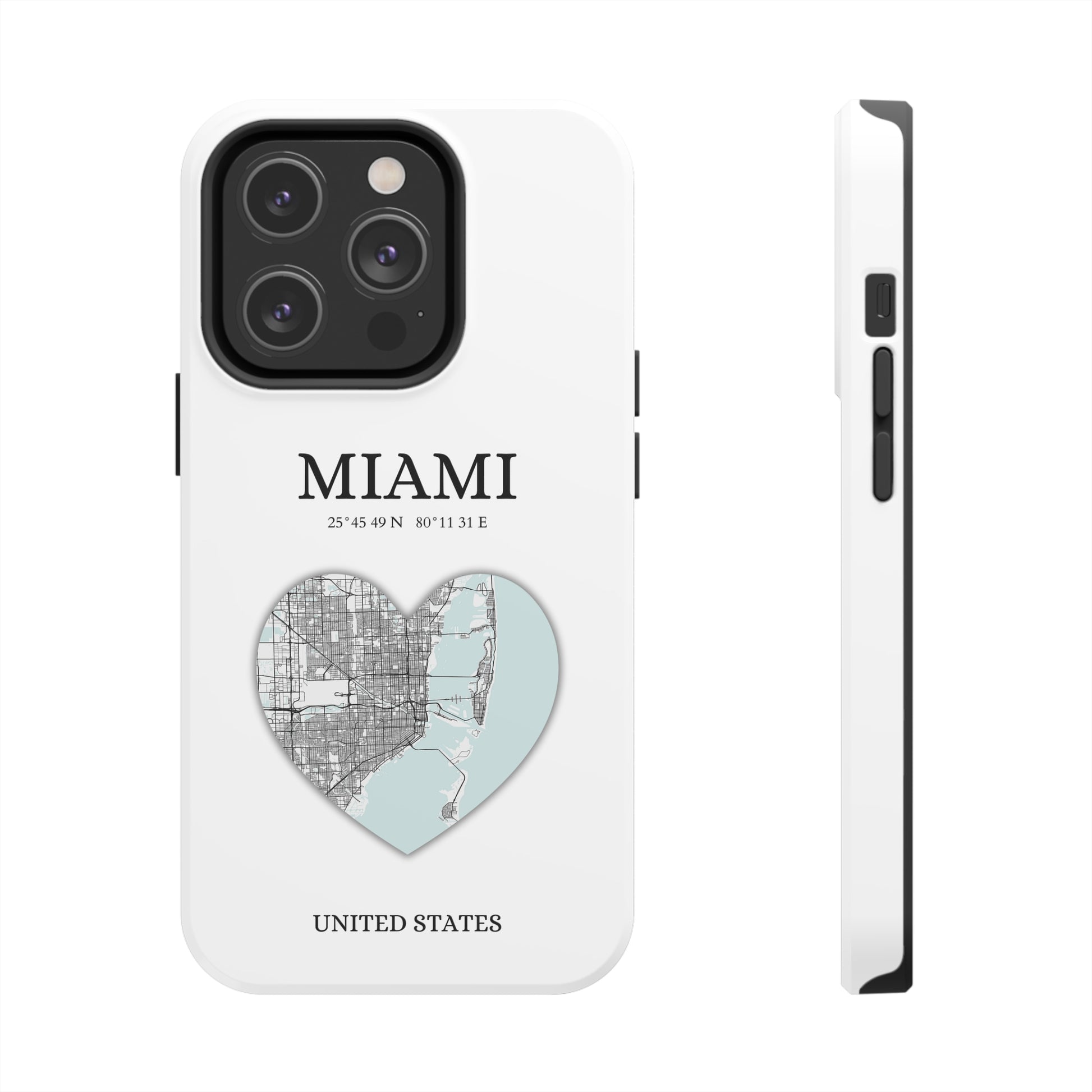 Miami Heartbeat - White (iPhone Case 11-15)Elevate your iPhone's style with Rima's Miami Heartbeat case. Sleek, durable protection for models 11-15. Free US shipping.RimaGallery