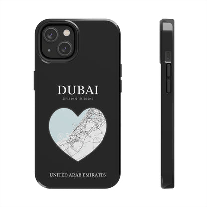 Dubai Heartbeat - Black (iPhone Case 11-15)