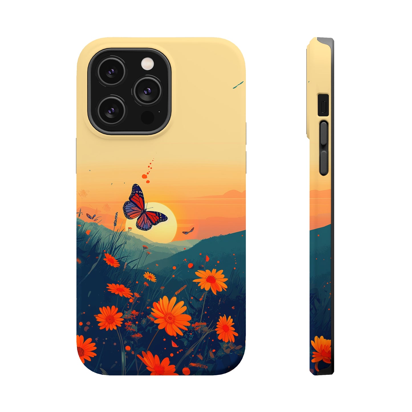 Flutter Bloom (iPhone MagSafe Case)Flutter Bloom Revolutionize your iPhone's look and feel with RIMA Tough Phone Case – ultimate protection meets elegant style for iPhone 11-15. Grab yours now! 🛡️📱RimaGallery