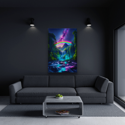 Galactic Falls (Canvas)Galactic Falls (Canvas  Matte finish, stretched, with a depth of 1.25 inches)
Make an art statement with RimaGallery's responsibly made canvases. Eco-friendly cottonRimaGallery