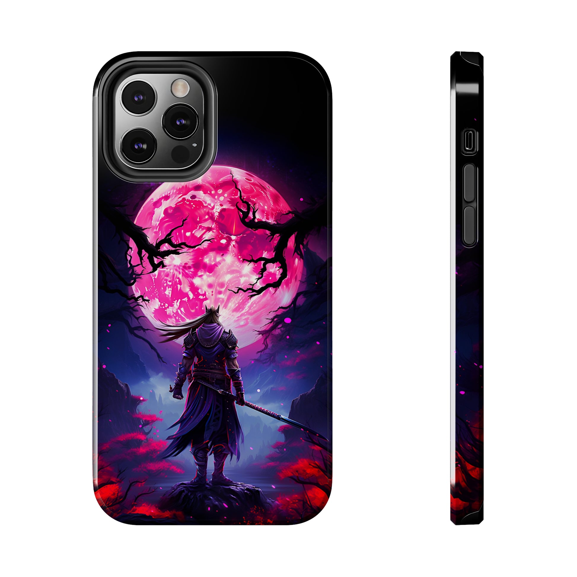 Crimson Moon Warrior (iPhone Case 11-15)RIMA Tough Phone Case: Unmatched Style &amp; Protection for iPhone 11, 12, 13, 14, &amp; 15 🛡️📱
Product Description:
Discover the RIMA Tough Phone Case, exclusivelRimaGallery