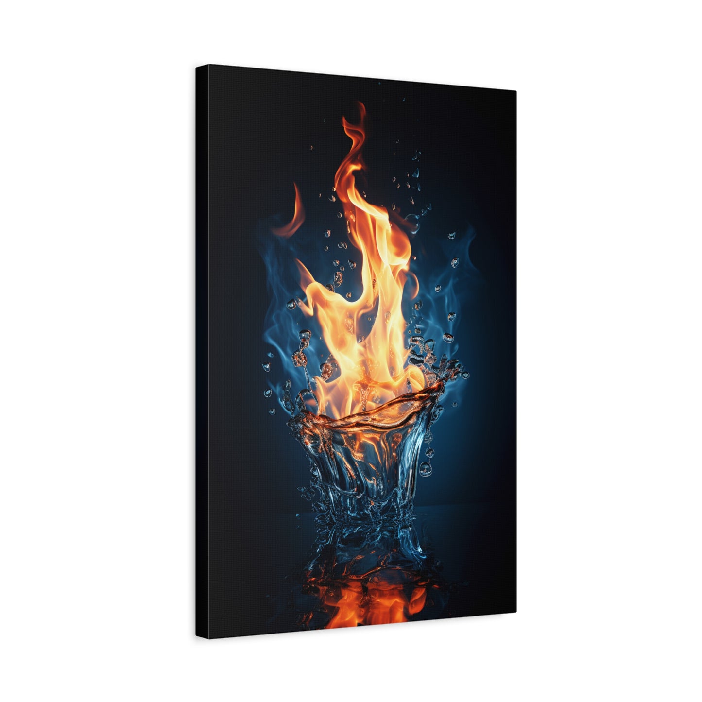 Water Flame (Canvas)Water Flame (Canvas  Matte finish, stretched, with a depth of 1.25 inches)
Make an art statement with RimaGallery's responsibly made canvases. Eco-friendly cotton/poRimaGallery