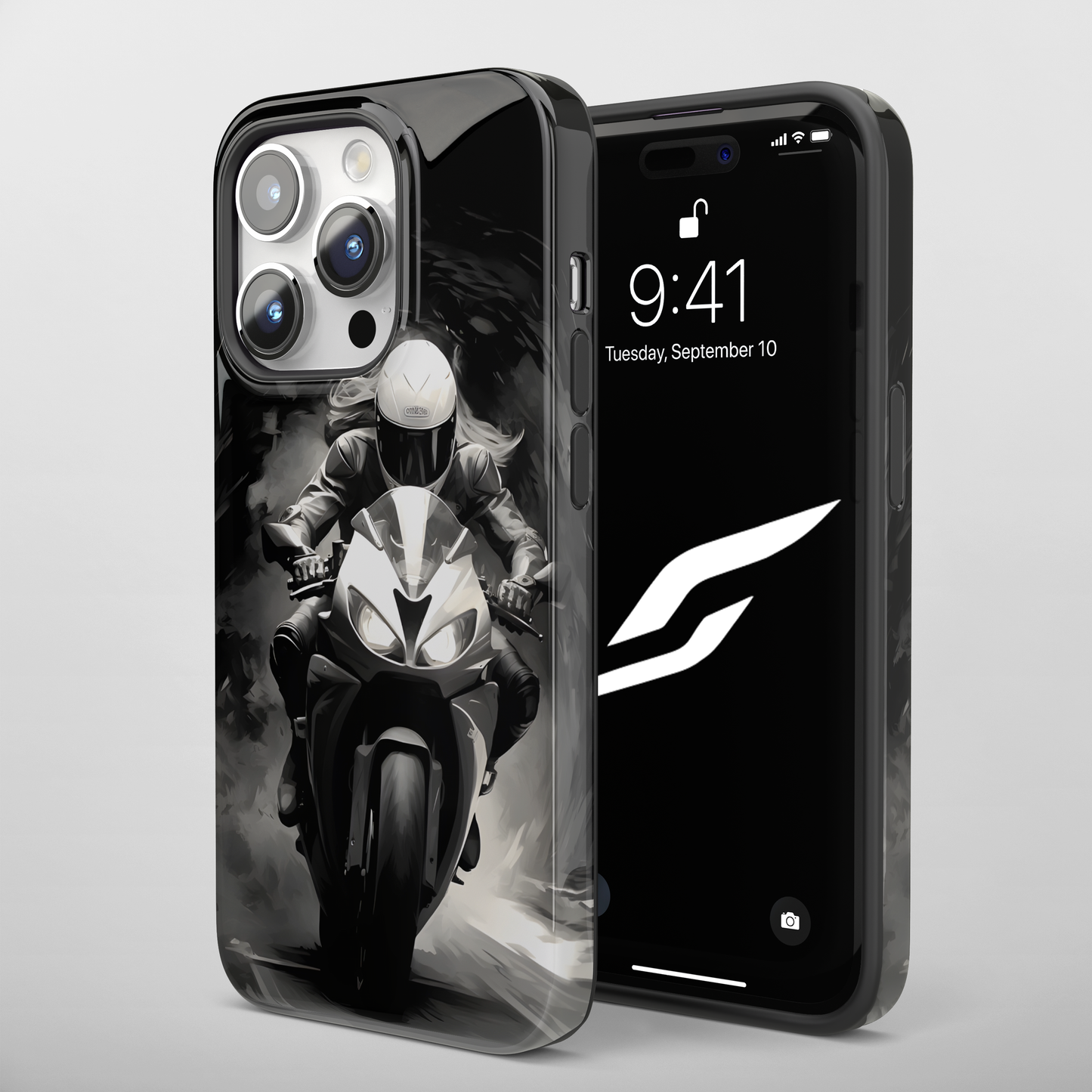 Female Night Biking (iPhone Case 11-15)RIMA Tough Phone Case for iPhone 11, 12, 13, 14, &amp; 15 : Female Night Biking with Glossy Finish 📱✨
Protect your iPhone models 11 through 15 in style with this duRimaGallery