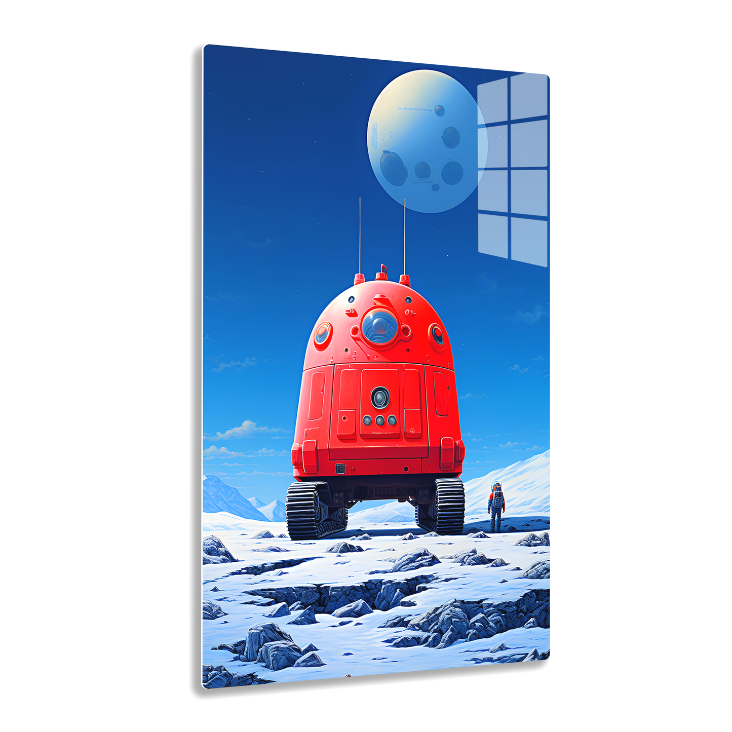 Galactic Outpost (Acrylic)Galactic Outpost  acrylic print brings museum-quality art into your home. The crystal clear 1⁄4” acrylic panel gives a smooth glass-like finish for stunning prints. RimaGallery