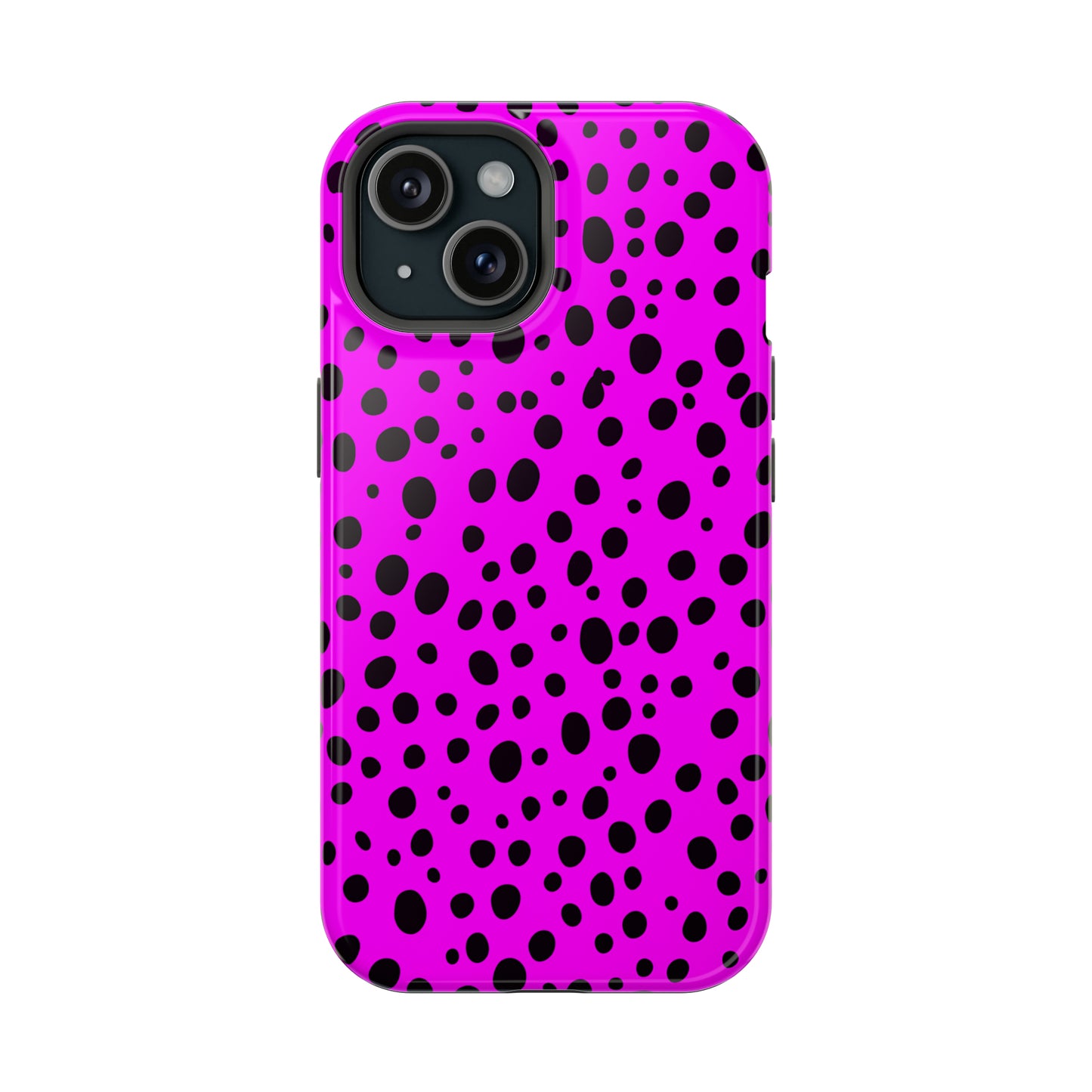 Dotted Delight - Purple (iPhone MagSafe Case)Elevate your iPhone's style with a Purple surface with scattered dark dots and a MagSafe Case, offering robust protection, MagSafe compatibility, and a choice of matRimaGallery