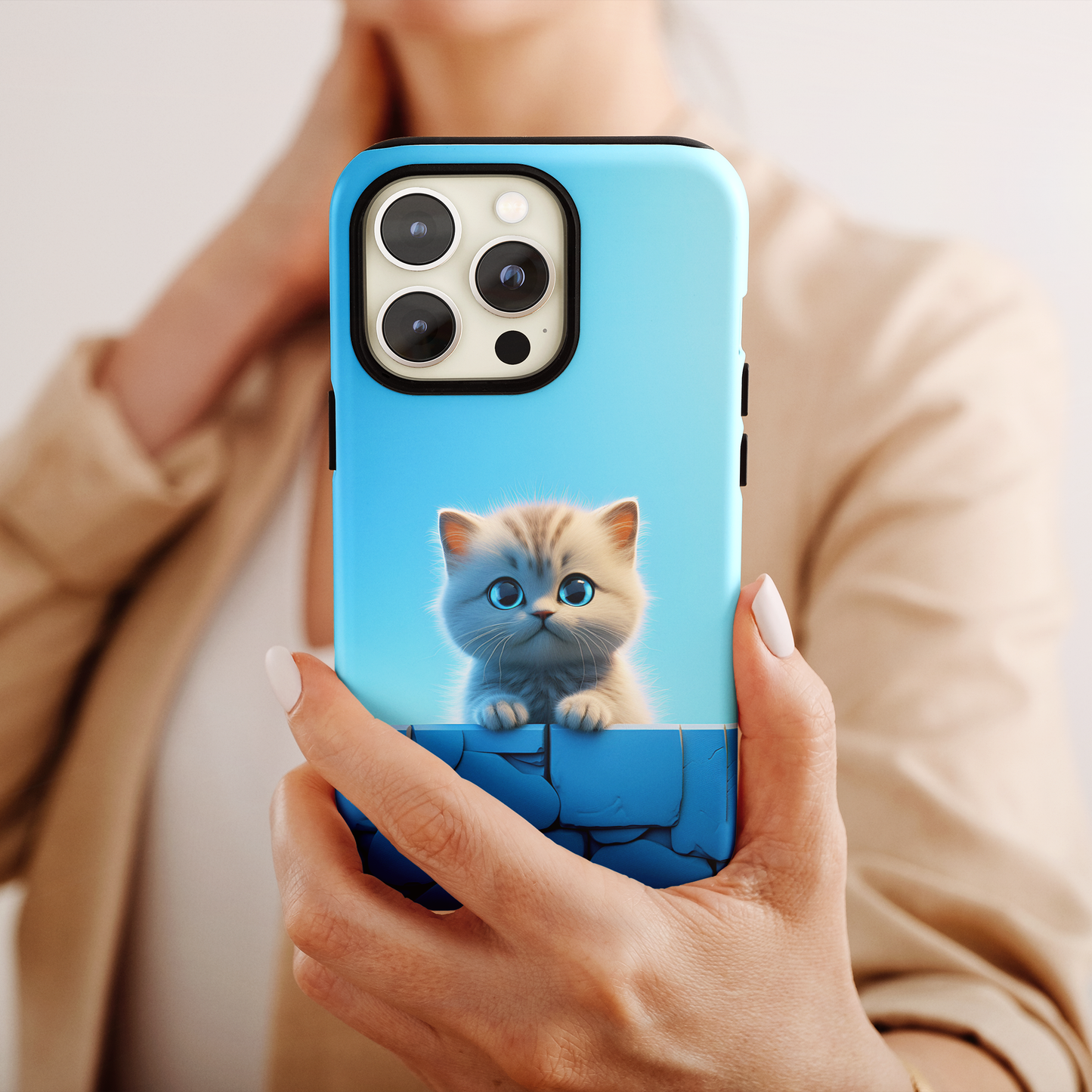 Cute Cat in Blue Sky MagSafe Durable Case: Style Meets Protection 📱✨
Upgrade your device with Rima Gallery's Cute Cat in Blue Sky MagSafe Durable Case. This case is-Blue Sky (iPhone MagSafe Case)