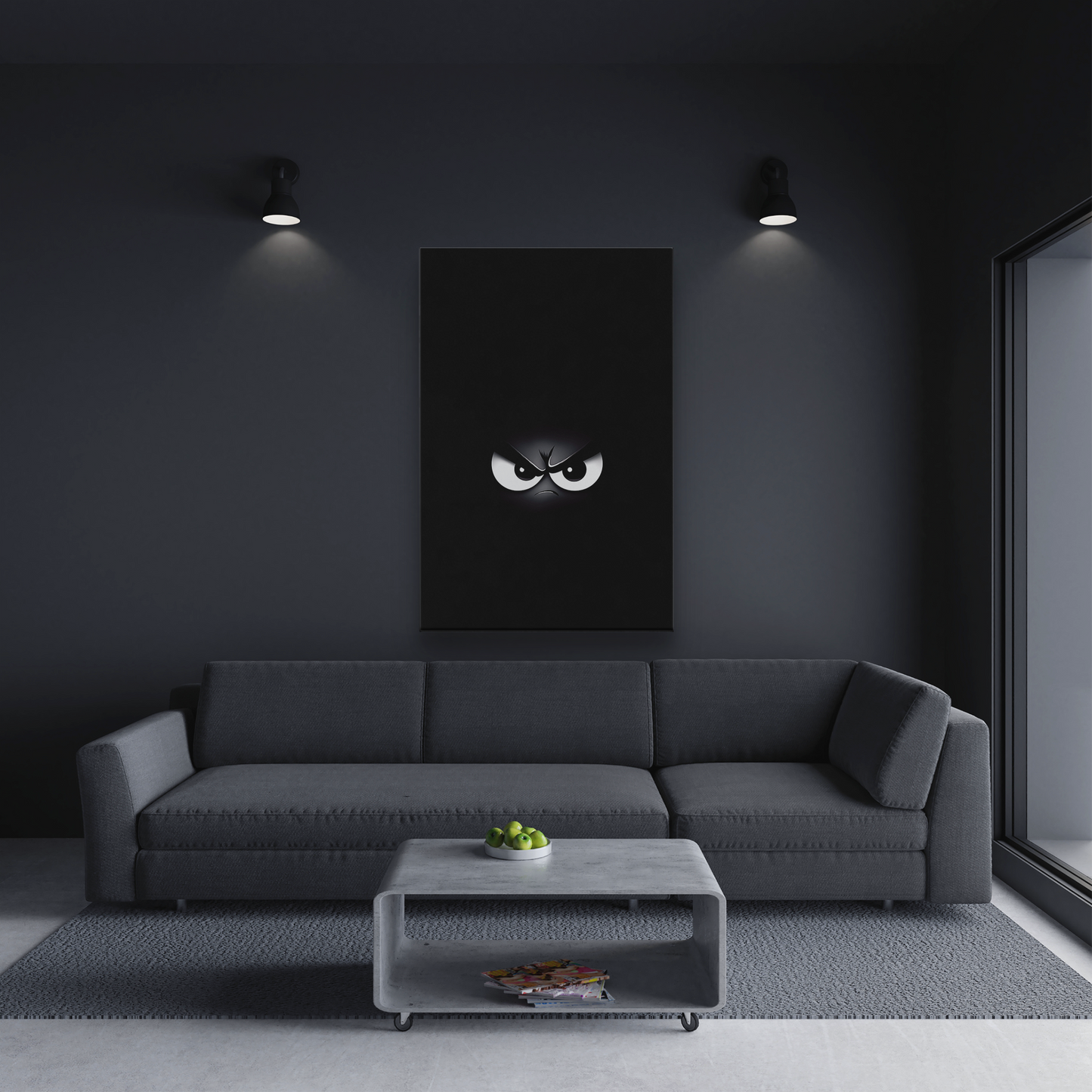 Noir Expression (Canvas)Noir Expression (Canvas  Matte finish, stretched, with a depth of 1.25 inches)Experience the artistry of RimaGallery canvases. Ethically sourced materials, museum-quRimaGallery