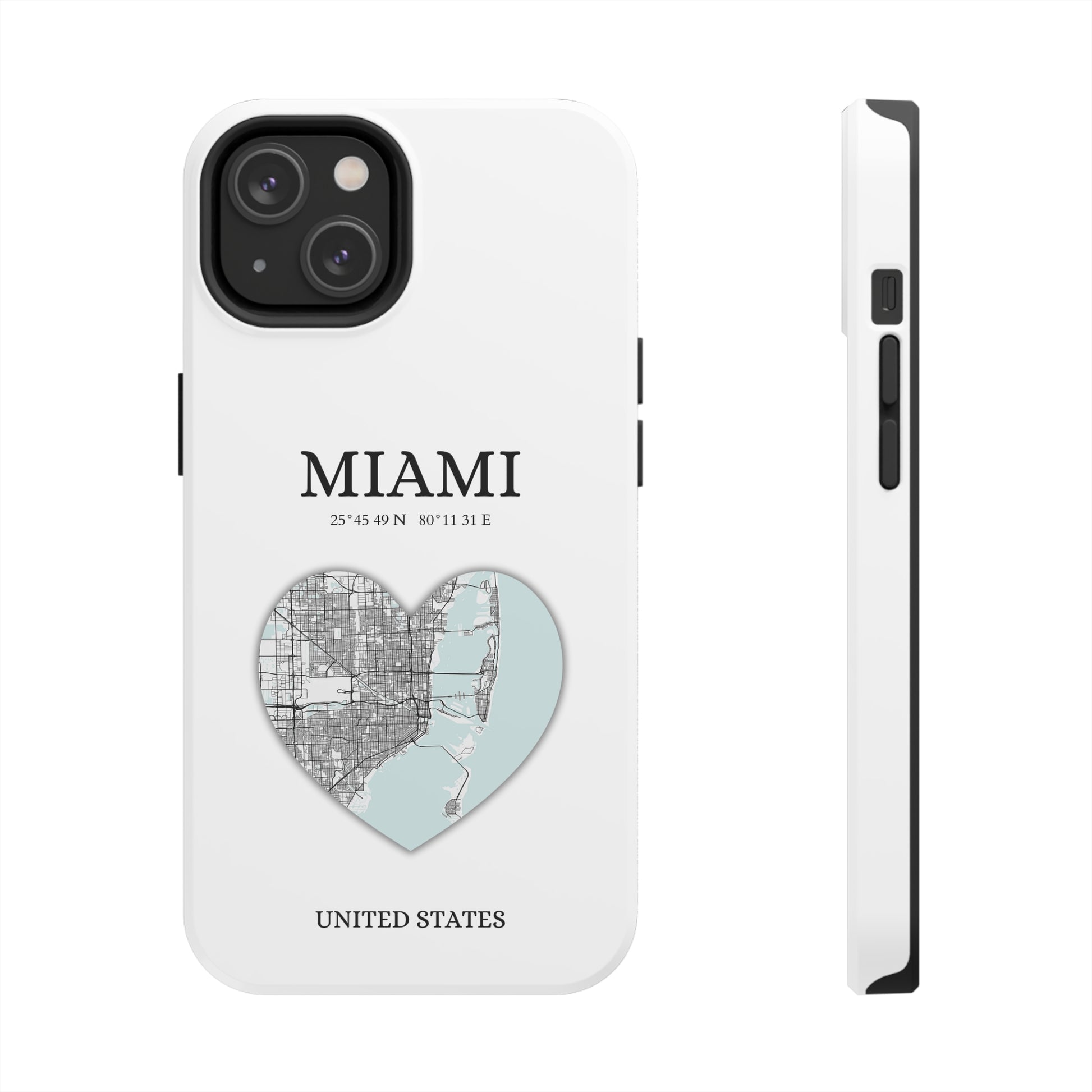 Miami Heartbeat - White (iPhone Case 11-15)Elevate your iPhone's style with Rima's Miami Heartbeat case. Sleek, durable protection for models 11-15. Free US shipping.RimaGallery