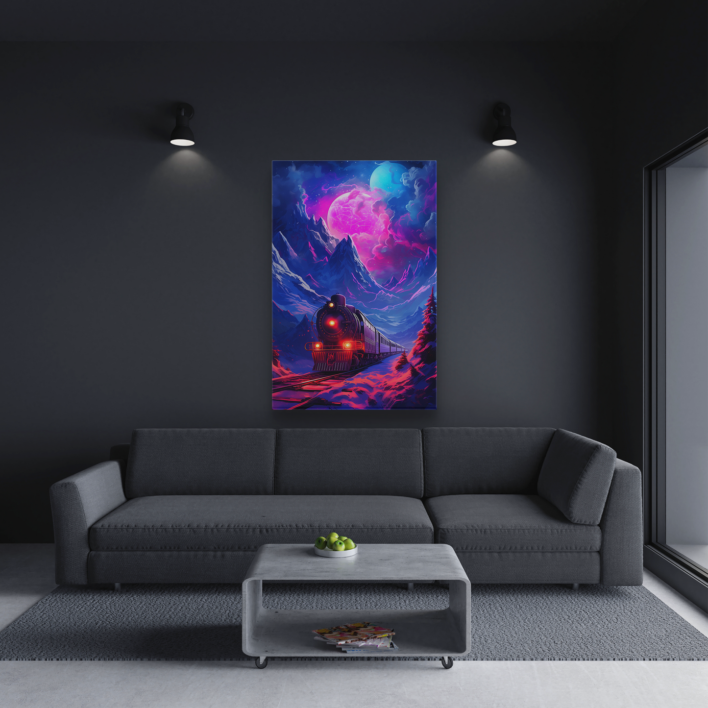 Polar Express Luminescence (Canvas)Polar Express Luminescence (Canvas  Matte finish, stretched, with a depth of 1.25 inches)
Struggling with low-quality canvases? Switch to RimaGallery! Our canvases aRimaGallery