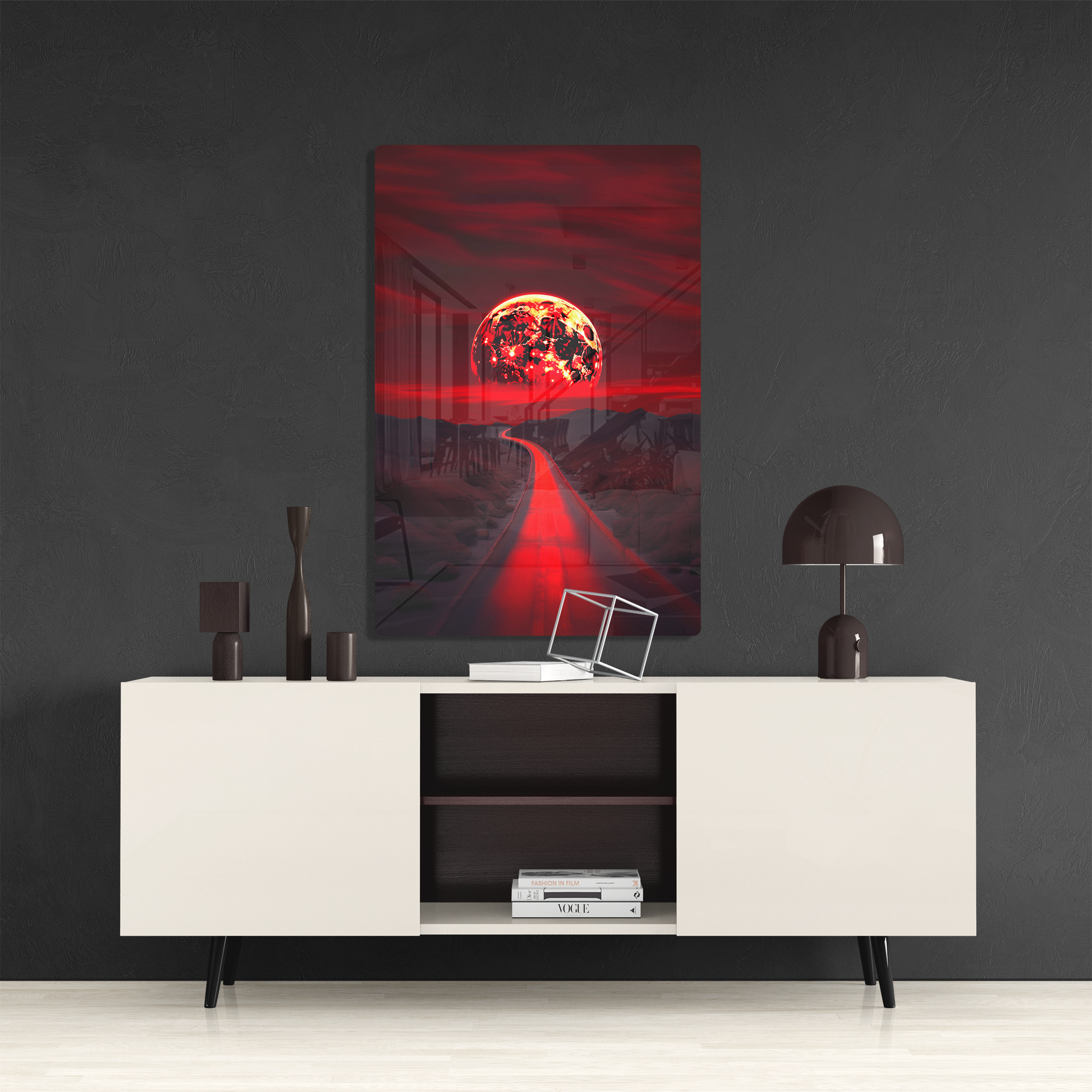 Crimson Eclipse (Acrylic)Discover the epitome of modern art with our Acrylic Prints 🌠, merging contemporary elegance with artistic mastery. An ideal choice for those seeking to refine theirRimaGallery