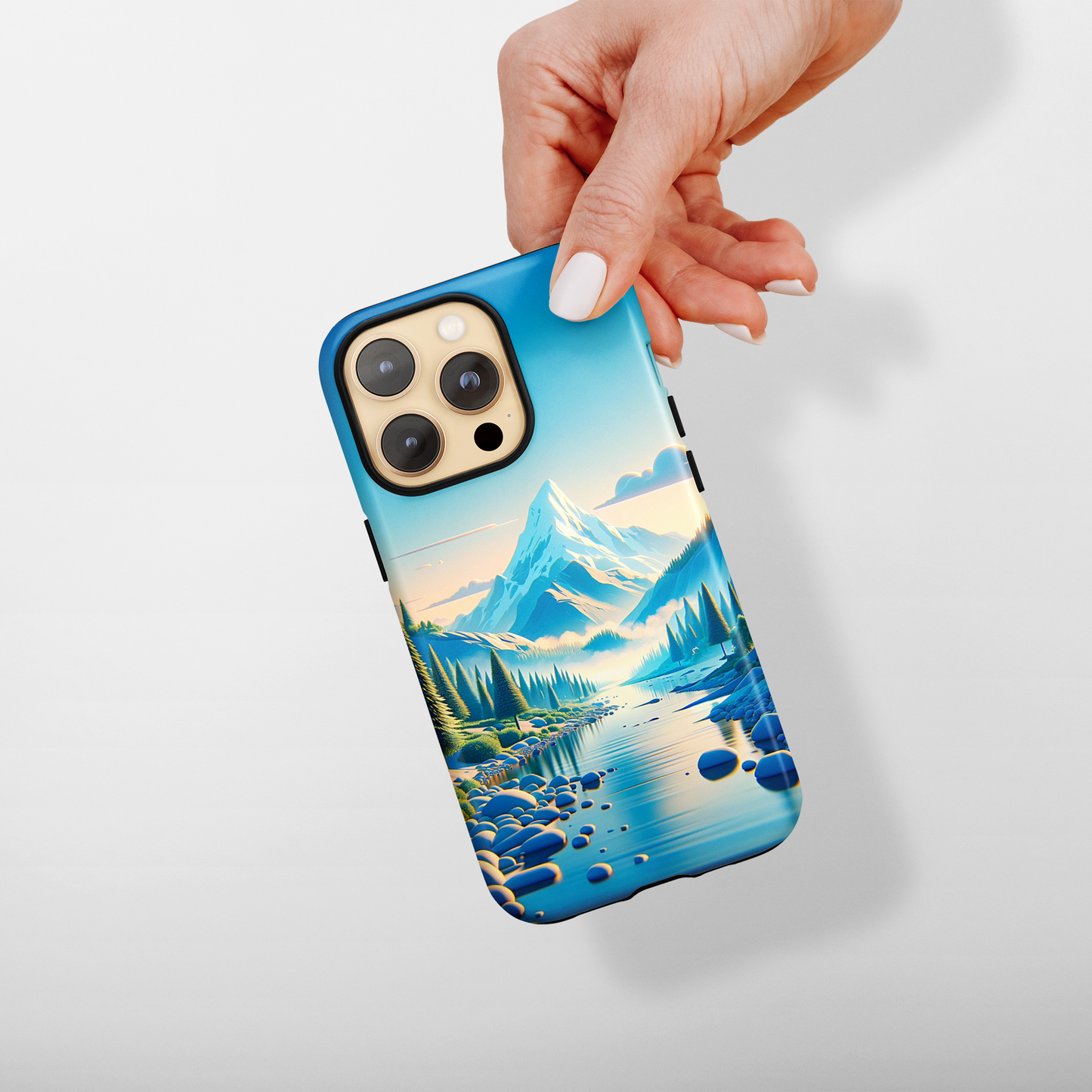 Alpine Serenity (iPhone Case 11-15)Upgrade Your iPhone with RIMA's Tough Case: Combining sleek style and unmatched protection for iPhone 11-15 models. Durable, fashionable, and eco-friendly. Shop now RimaGallery