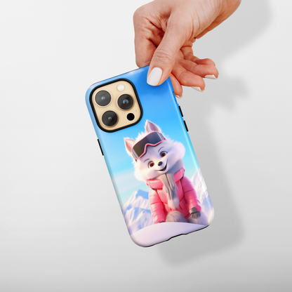 Snow Princess Husky (iPhone Case 11-15)Tech-Forward &amp; Durable iPhone Case: "Discover the RIMA Tough Phone Case - the ultimate fusion of technology and design for iPhone 11 to 15. Boasting advanced shoRimaGallery