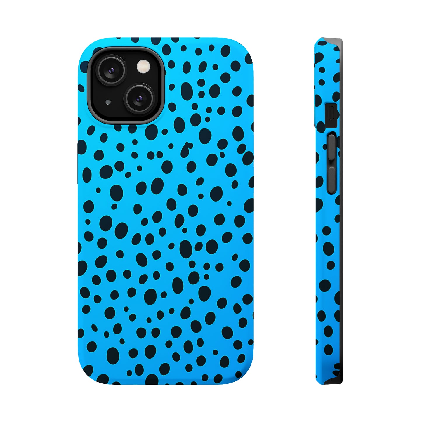 Dotted Delight - Sky Blue (iPhone MagSafe Case)Elevate your iPhone's style with a Sky Blue surface with scattered dark dots and a MagSafe Case, offering robust protection, MagSafe compatibility, and a choice of mRimaGallery