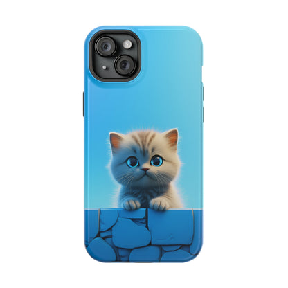 Cute Cat in Blue Sky MagSafe Durable Case: Style Meets Protection 📱✨
Upgrade your device with Rima Gallery's Cute Cat in Blue Sky MagSafe Durable Case. This case is-Blue Sky (iPhone MagSafe Case)