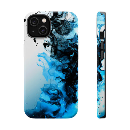 Ocean Fizz (iPhone MagSafe Case)Elevate your iPhone's protection and style with RimaGallery's Ink swirls in oceanic hues on a MagSafe Case. Enjoy dual-layer defense, vibrant design choices, and MagRimaGallery