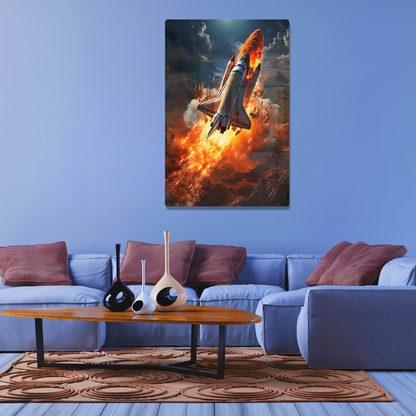 Ascension Beyond Limits
 Transform your space with our elegant Acrylic Prints, where art meets modernity. Experience superior quality with high-grade acrylic and vib-Limits (Acrylic)