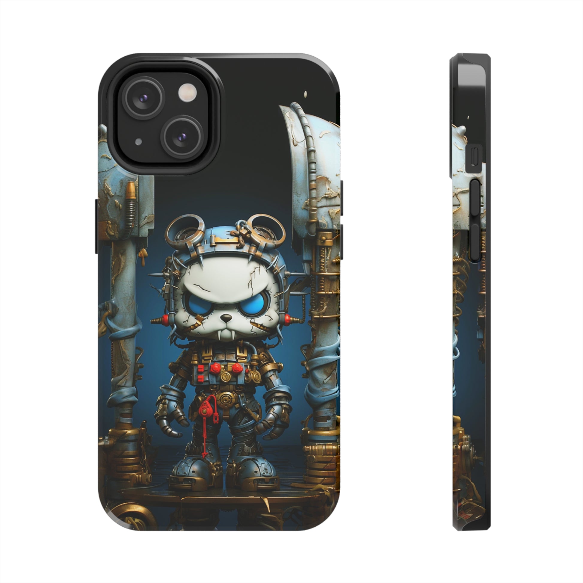 Steampunk Sentry (iPhone Case 11-15)RIMA Tough Phone Case: Unmatched Style &amp; Protection for iPhone 11, 12, 13, 14, &amp; 15 🛡️📱
Product Description:
Discover the RIMA Tough Phone Case, exclusivelRimaGallery