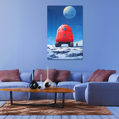 Galactic Outpost (Acrylic)Galactic Outpost  acrylic print brings museum-quality art into your home. The crystal clear 1⁄4” acrylic panel gives a smooth glass-like finish for stunning prints. RimaGallery