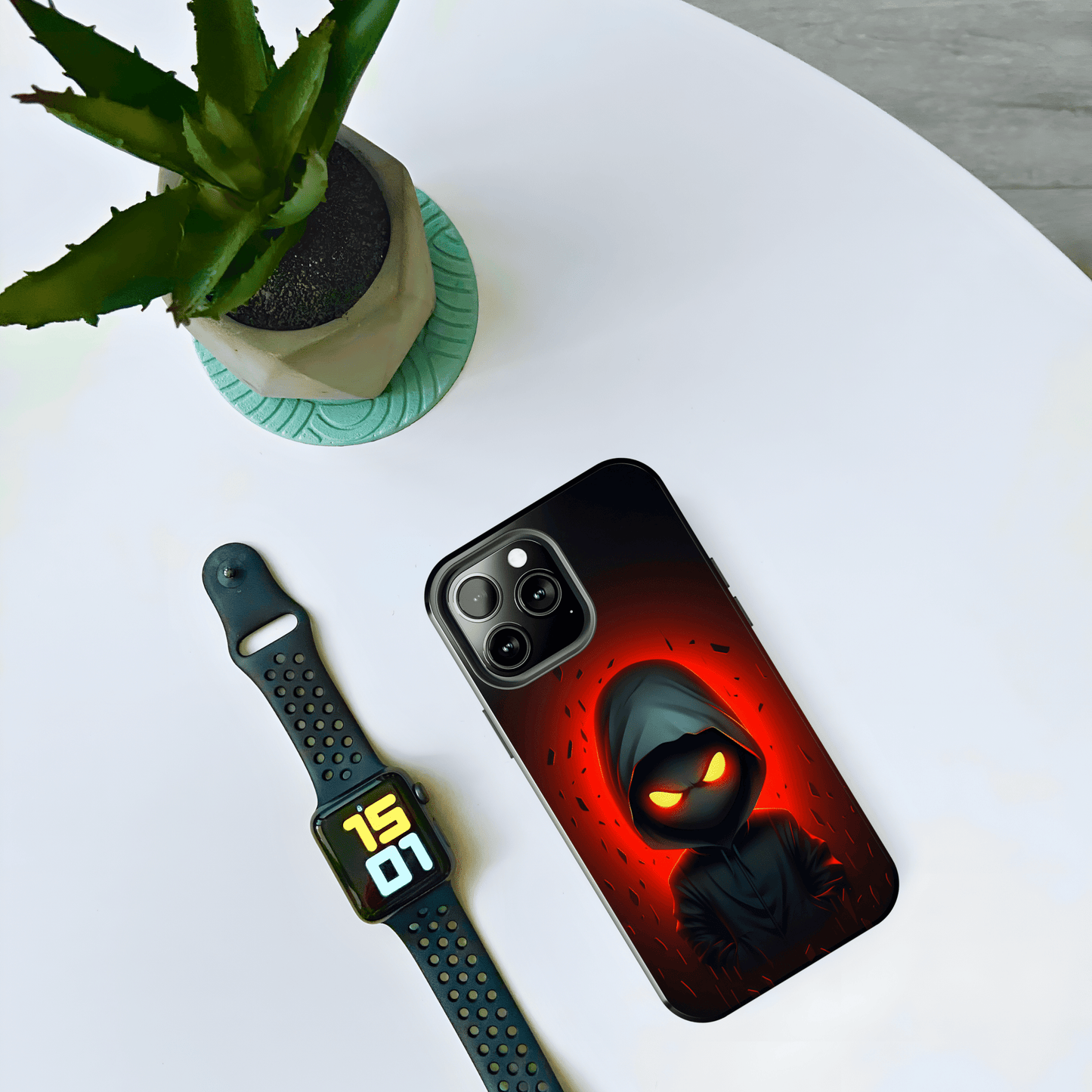 Hoodie Monster (iPhone Case 11-15)Revolutionize your iPhone's look and feel with RIMA Tough Phone Case – ultimate protection meets elegant style for iPhone 11-15. Grab yours now! 🛡️📱RimaGallery