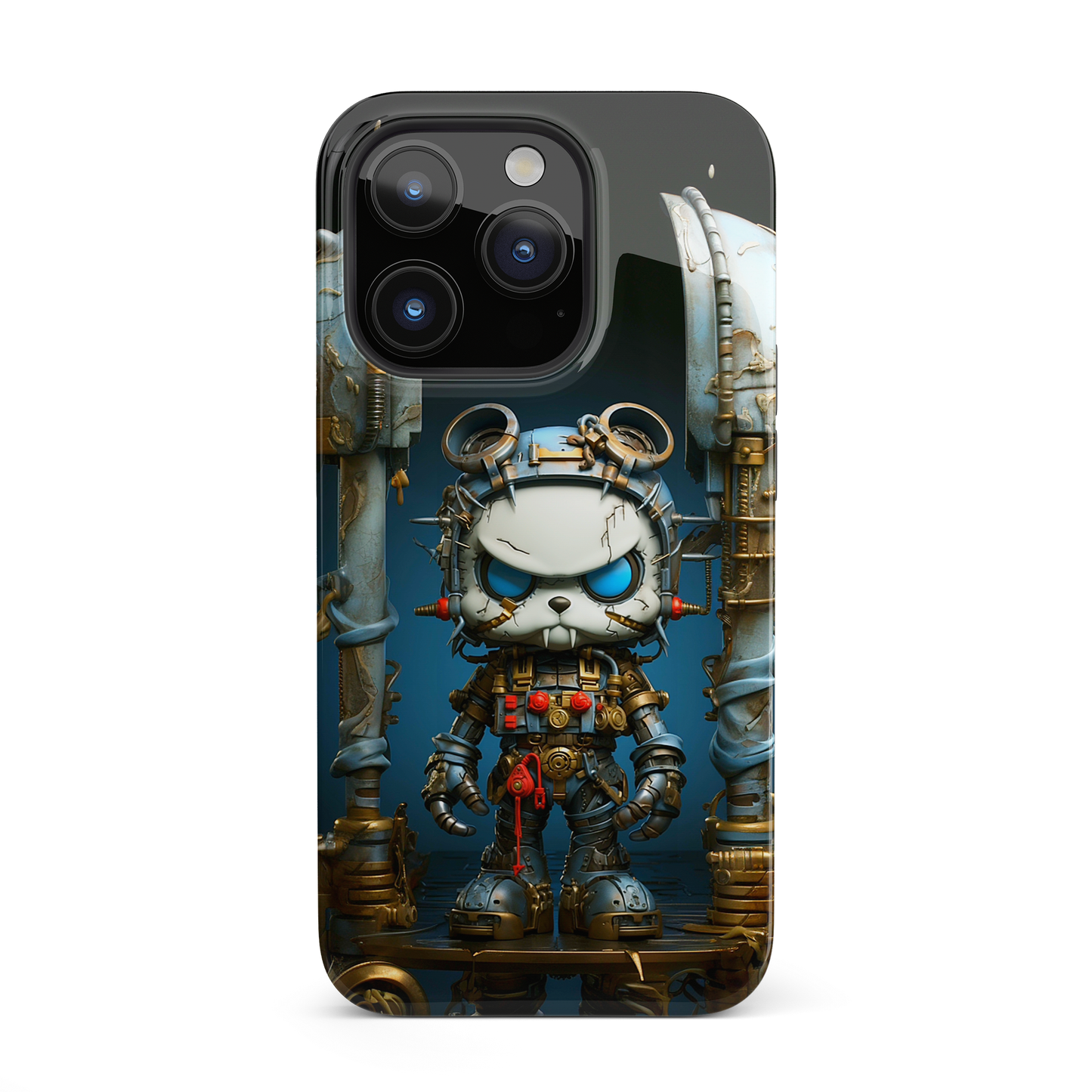 Steampunk Sentry (iPhone Case 11-15)RIMA Tough Phone Case: Unmatched Style &amp; Protection for iPhone 11, 12, 13, 14, &amp; 15 🛡️📱
Product Description:
Discover the RIMA Tough Phone Case, exclusivelRimaGallery