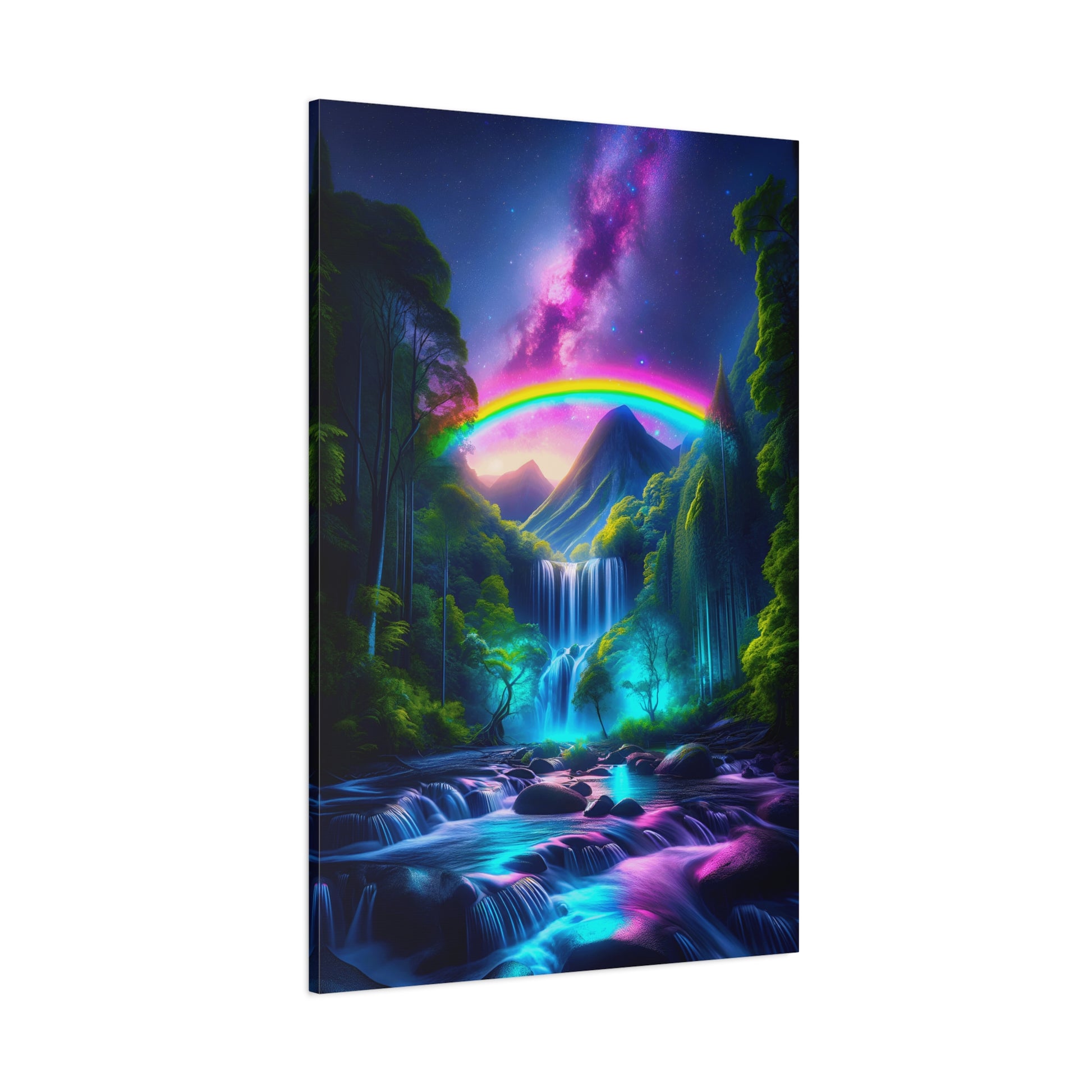 Galactic Falls (Canvas)Galactic Falls (Canvas  Matte finish, stretched, with a depth of 1.25 inches)
Make an art statement with RimaGallery's responsibly made canvases. Eco-friendly cottonRimaGallery