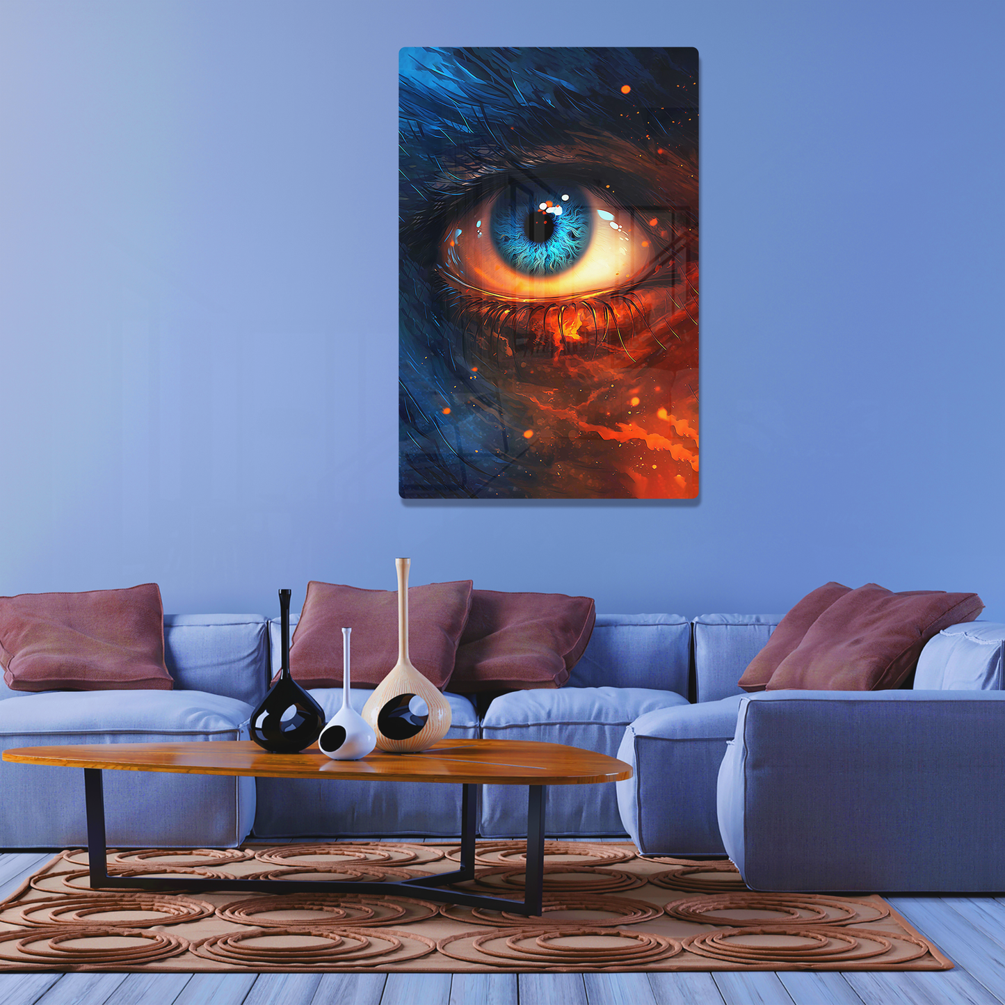 Stellar Eye (Acrylic)Stellar Eye Acrylic Wall Art with a Glass-Like Finish that Will Take Your Breath AwayElevate Any Ambiance with Stellar Eye Acrylic Print🌟:Discover the brilliance ofRimaGallery