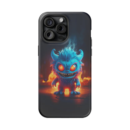 Fiery Monster (iPhone MagSafe Case)Revolutionize your iPhone's look and feel with RIMA Tough Phone Case – ultimate protection meets elegant style for iPhone 11-15. Grab yours now! 🛡️📱RimaGallery