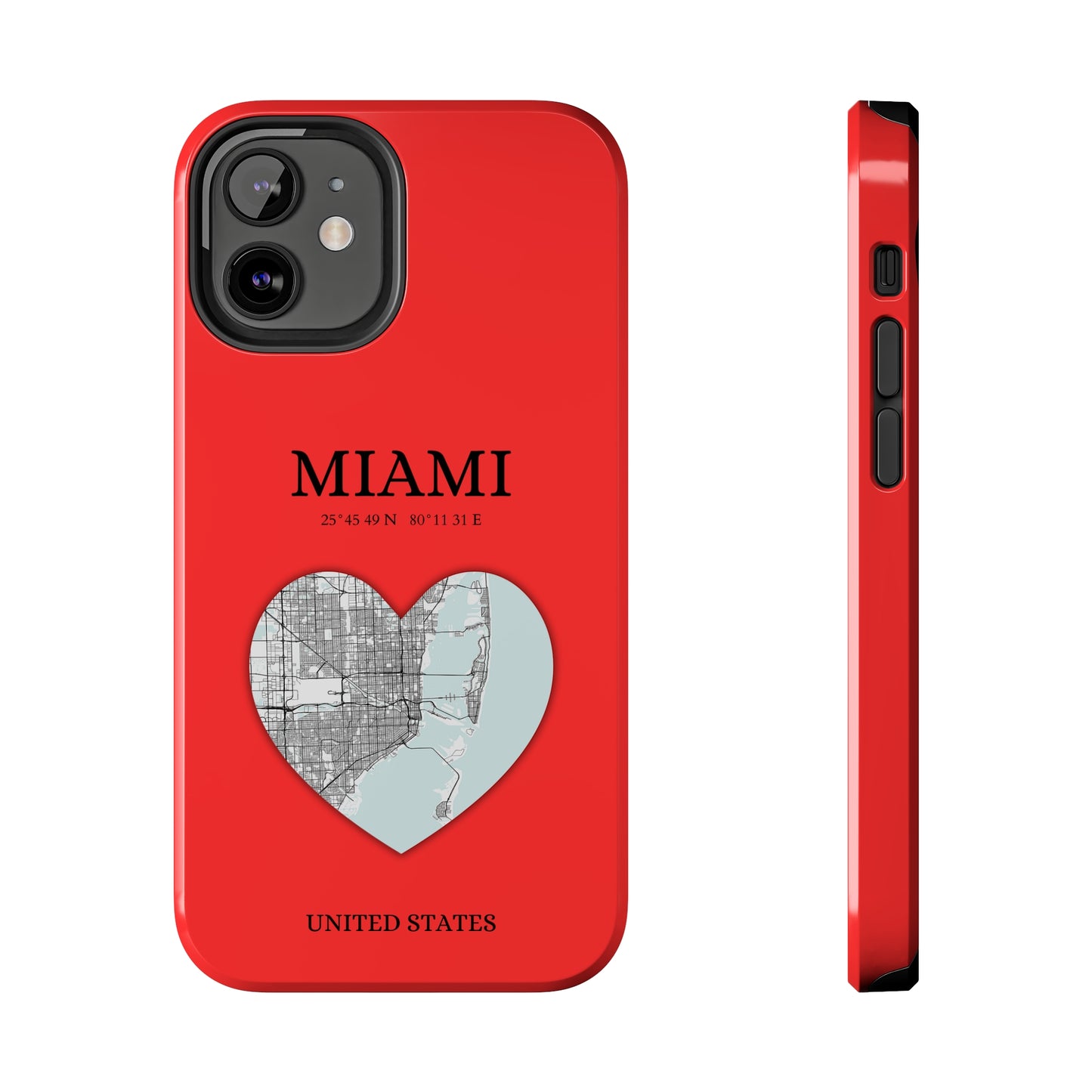 Miami Heartbeat - Red (iPhone Case 11-15)Capture the essence of MIAMI with RimaGallery's Heartbeat RED iPhone case, blending durable protection and unique design. Perfect for iPhone 11-15 models. Free shippRimaGallery