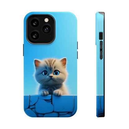 Cute Cat in Blue Sky MagSafe Durable Case: Style Meets Protection 📱✨
Upgrade your device with Rima Gallery's Cute Cat in Blue Sky MagSafe Durable Case. This case is-Blue Sky (iPhone MagSafe Case)