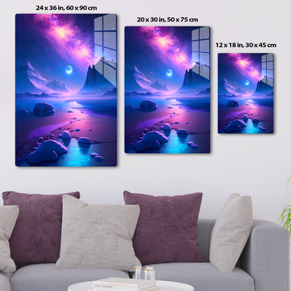 Celestial Shoreline (Acrylic)Celestial Shoreline Discover the epitome of modern art with our Acrylic Prints 🌠, merging contemporary elegance with artistic mastery. An ideal choice for those seeRimaGallery