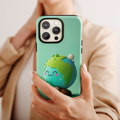 Adorable clay earth (iPhone MagSafe Case)Revolutionize your iPhone's look and feel with RIMA Tough Phone Case – ultimate protection meets elegant style for iPhone 11-15. Grab yours now! 🛡️📱RimaGallery