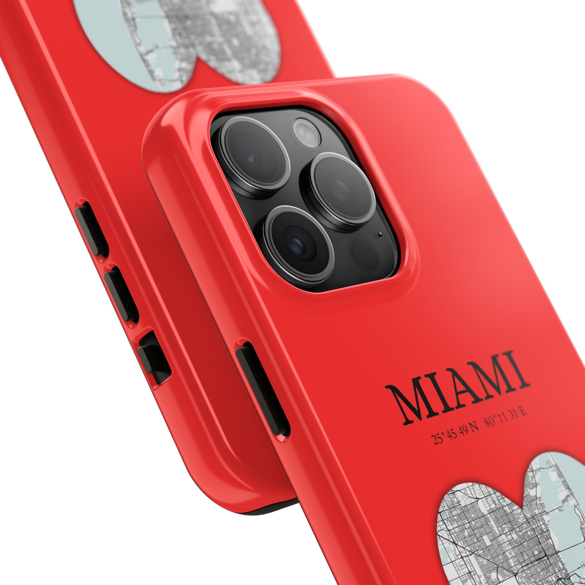 Miami Heartbeat - Red (iPhone Case 11-15)Capture the essence of MIAMI with RimaGallery's Heartbeat RED iPhone case, blending durable protection and unique design. Perfect for iPhone 11-15 models. Free shippRimaGallery