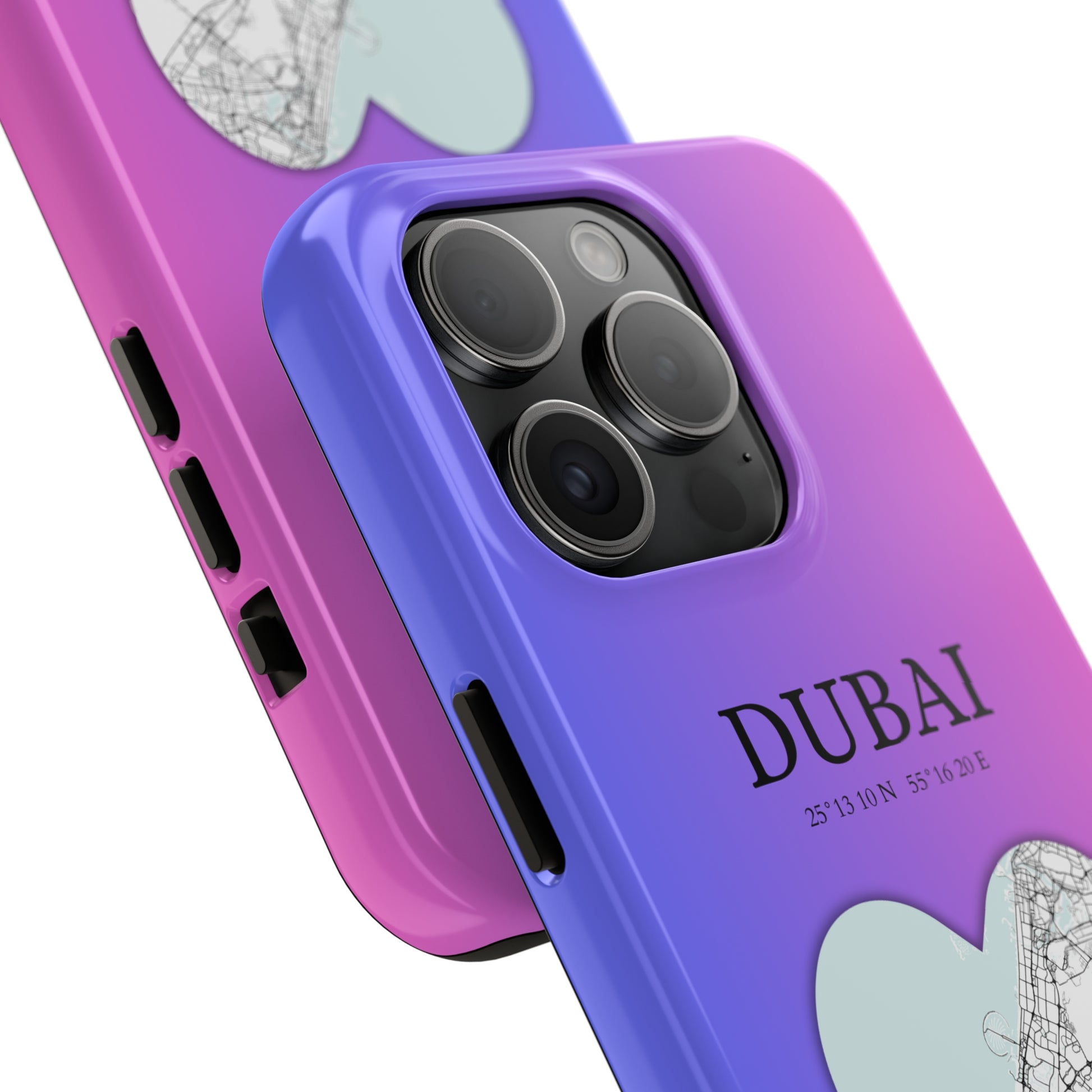 Dubai Heartbeat - Magenta (iPhone Case 11-15)Capture the essence of Dubai with RimaGallery's Heartbeat Magenta iPhone case, blending durable protection and unique design. Perfect for iPhone 11-15 models. Free sRimaGallery