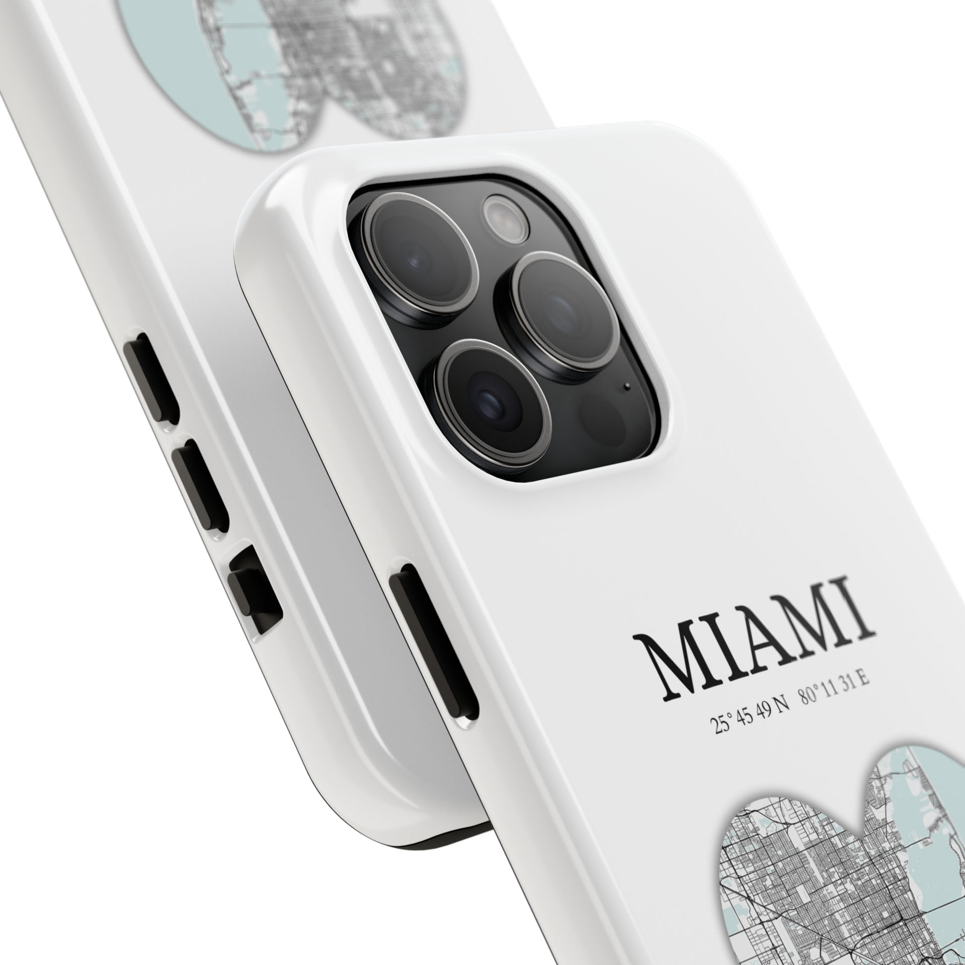 Miami Heartbeat - White (iPhone Case 11-15)Elevate your iPhone's style with Rima's Miami Heartbeat case. Sleek, durable protection for models 11-15. Free US shipping.RimaGallery