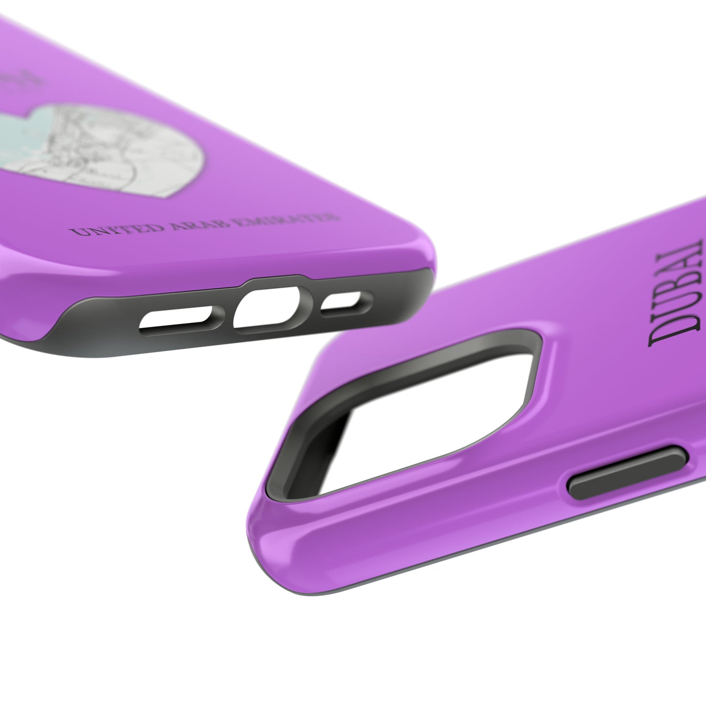 Dubai Heartbeat - Purple (iPhone MagSafe Case)Elevate your iPhone's style with the Dubai Heartbeat Purple MagSafe Case, offering robust protection, MagSafe compatibility, and a choice of matte or glossy finish. RimaGallery