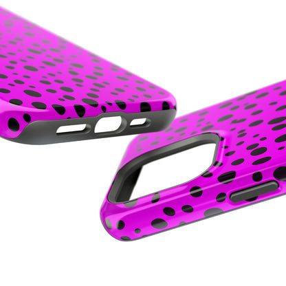 Dotted Delight - Purple (iPhone MagSafe Case)Elevate your iPhone's style with a Purple surface with scattered dark dots and a MagSafe Case, offering robust protection, MagSafe compatibility, and a choice of matRimaGallery