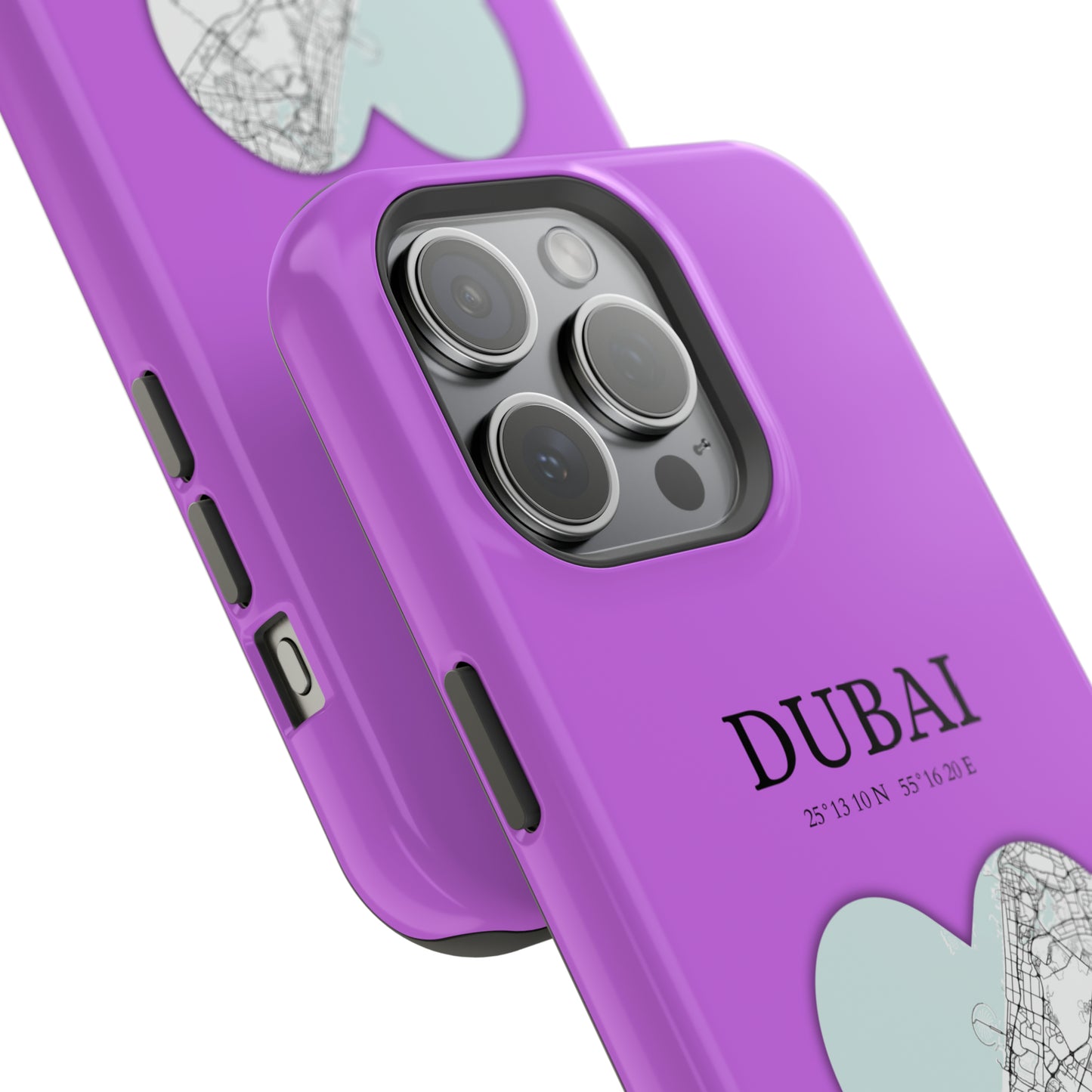 Dubai Heartbeat - Purple (iPhone MagSafe Case)Elevate your iPhone's style with the Dubai Heartbeat Purple MagSafe Case, offering robust protection, MagSafe compatibility, and a choice of matte or glossy finish. RimaGallery