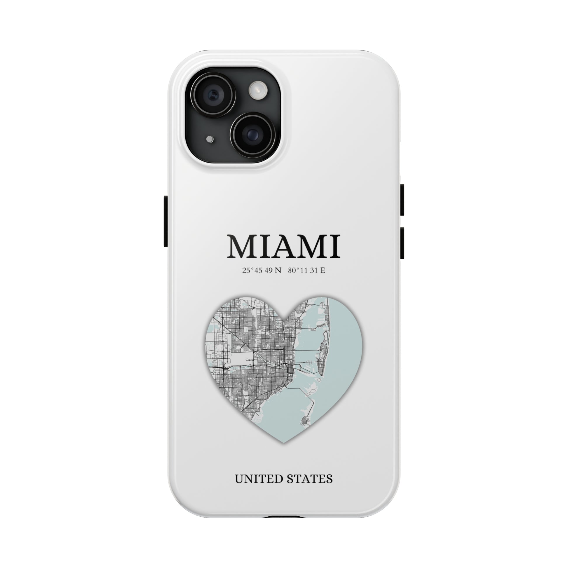 Miami Heartbeat - White (iPhone Case 11-15)Elevate your iPhone's style with Rima's Miami Heartbeat case. Sleek, durable protection for models 11-15. Free US shipping.RimaGallery