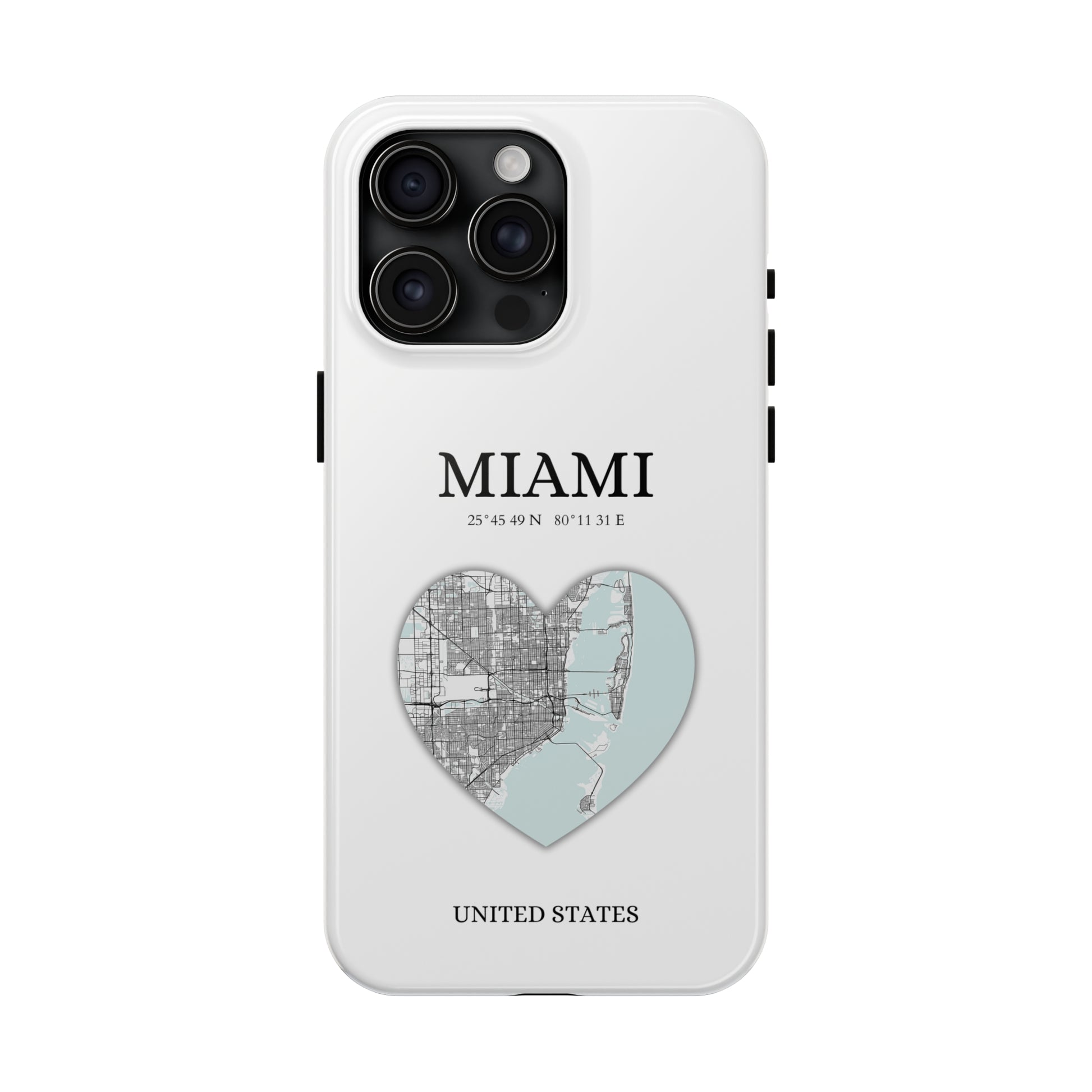 Miami Heartbeat - White (iPhone Case 11-15)Elevate your iPhone's style with Rima's Miami Heartbeat case. Sleek, durable protection for models 11-15. Free US shipping.RimaGallery