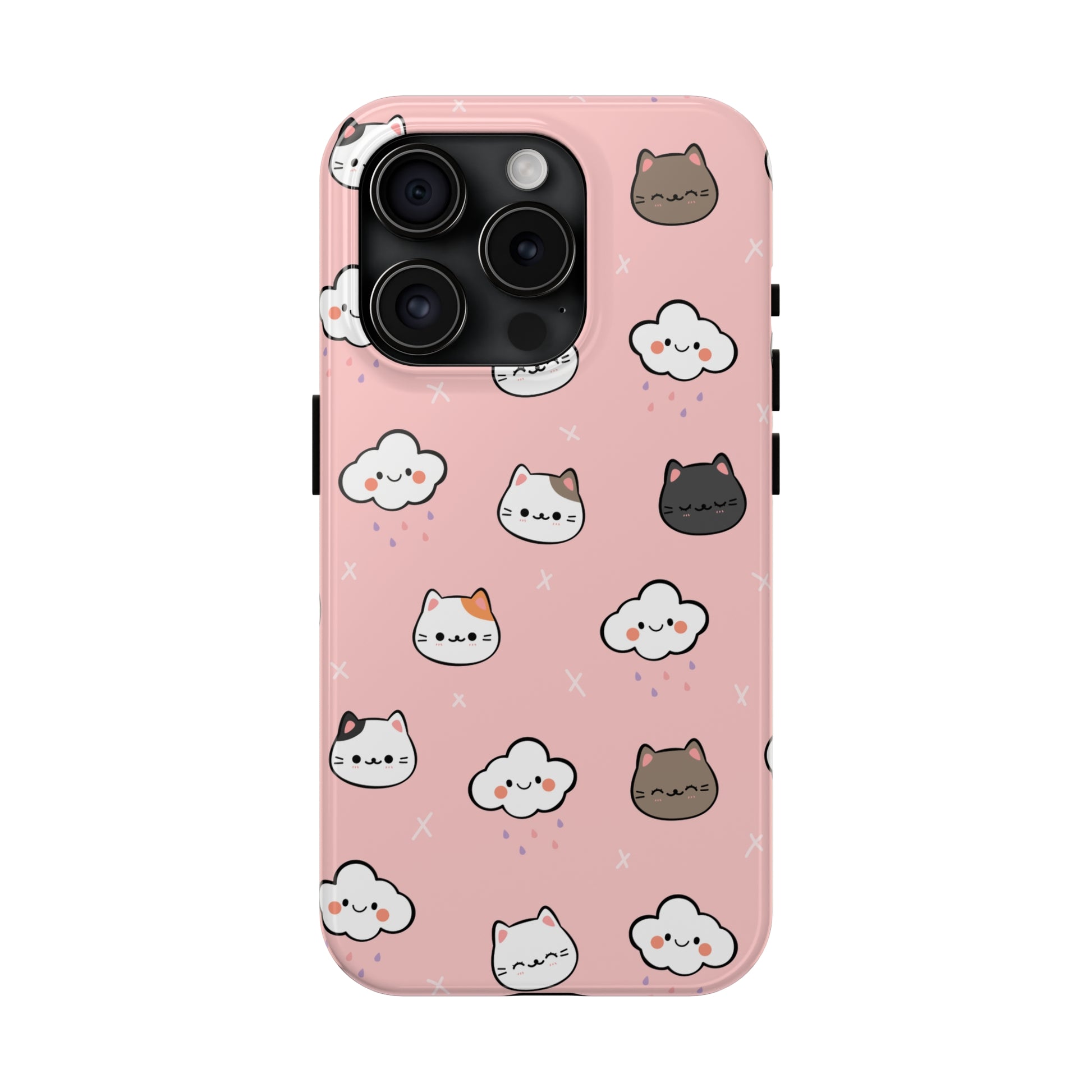 Purrfect Skies (iPhone Case 11-15)Shop RIMA Tough Phone Case for iPhone 11-15: Ultimate protection with double-layer defense, glossy finish, and wireless charging compatibility. Urban and weather-resRimaGallery