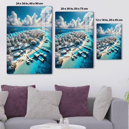 Iced Tropics (Acrylic)Make a statement with Iced Tropics acrylic prints. The 1⁄4" acrylic panel exudes the illusion of a smooth glass surface for vibrant artwork. Pre-installed hanging haRimaGallery